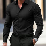 James Oxford Business Long Sleeve Shirt for Men