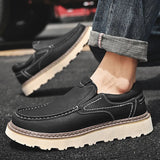 James Oxford Calfskin Leather Loafers for Men
