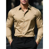 James Oxford Business Long Sleeve Shirt for Men