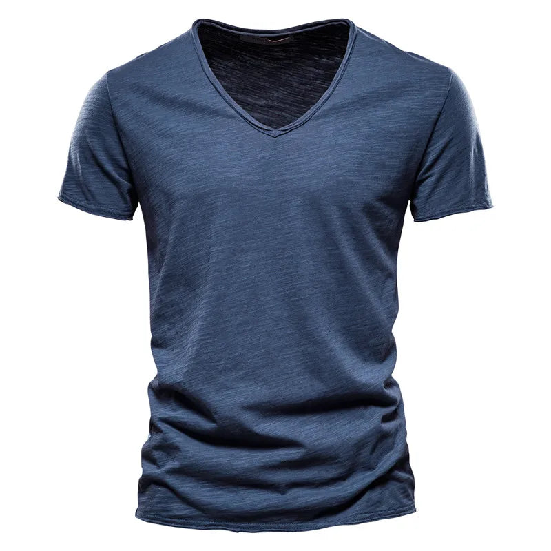 James Oxford Cotton Summer T-Shirt for Men
