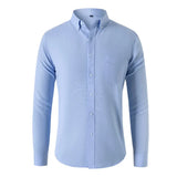 James Oxford Slim Fit Long Sleeve Shirt for Men
