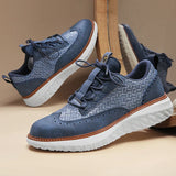 James Oxford Premium Leather Trainers