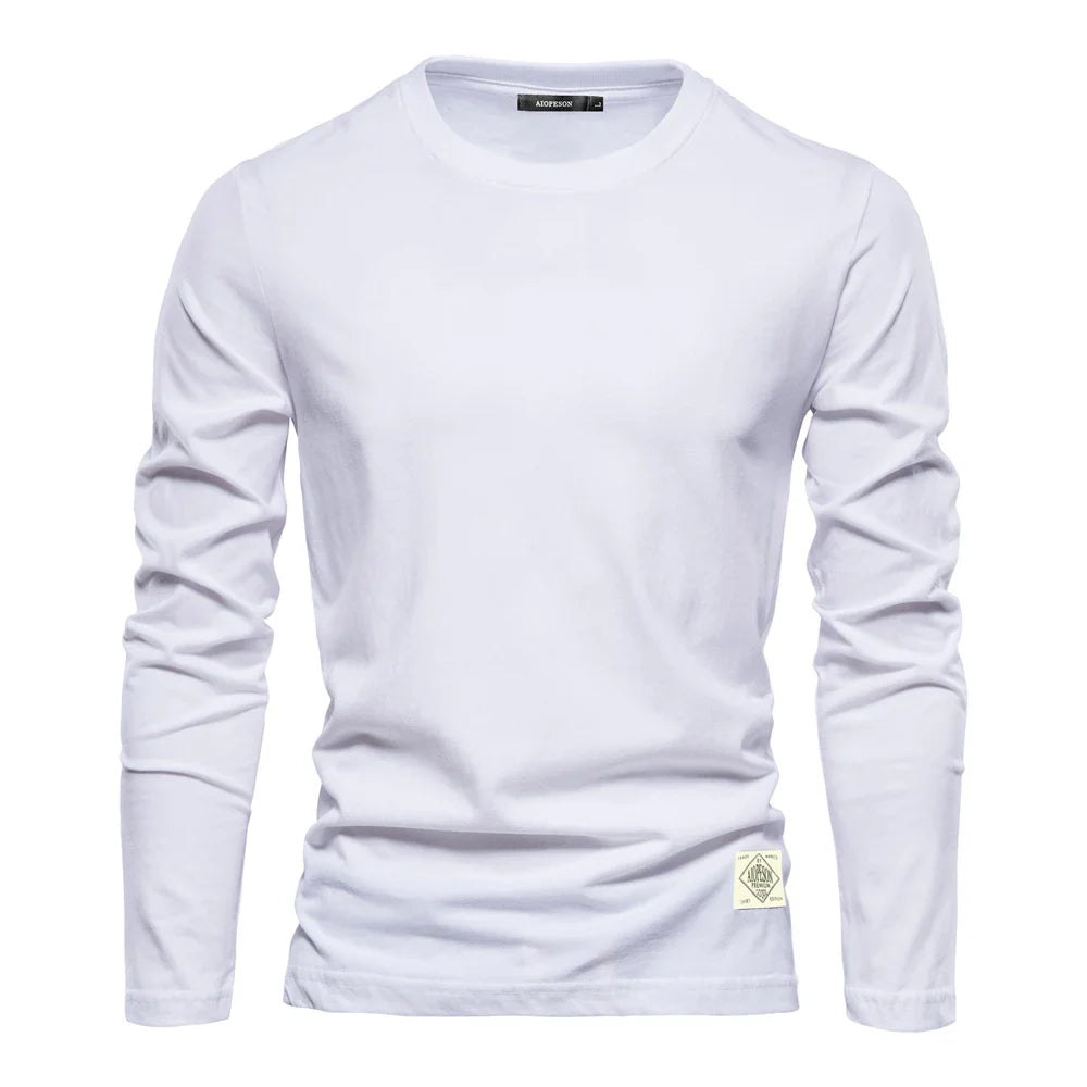 James Oxford Elegant Long Sleeve T-Shirt for Men
