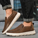 James Oxford Classic Slip-On Loafers for Men