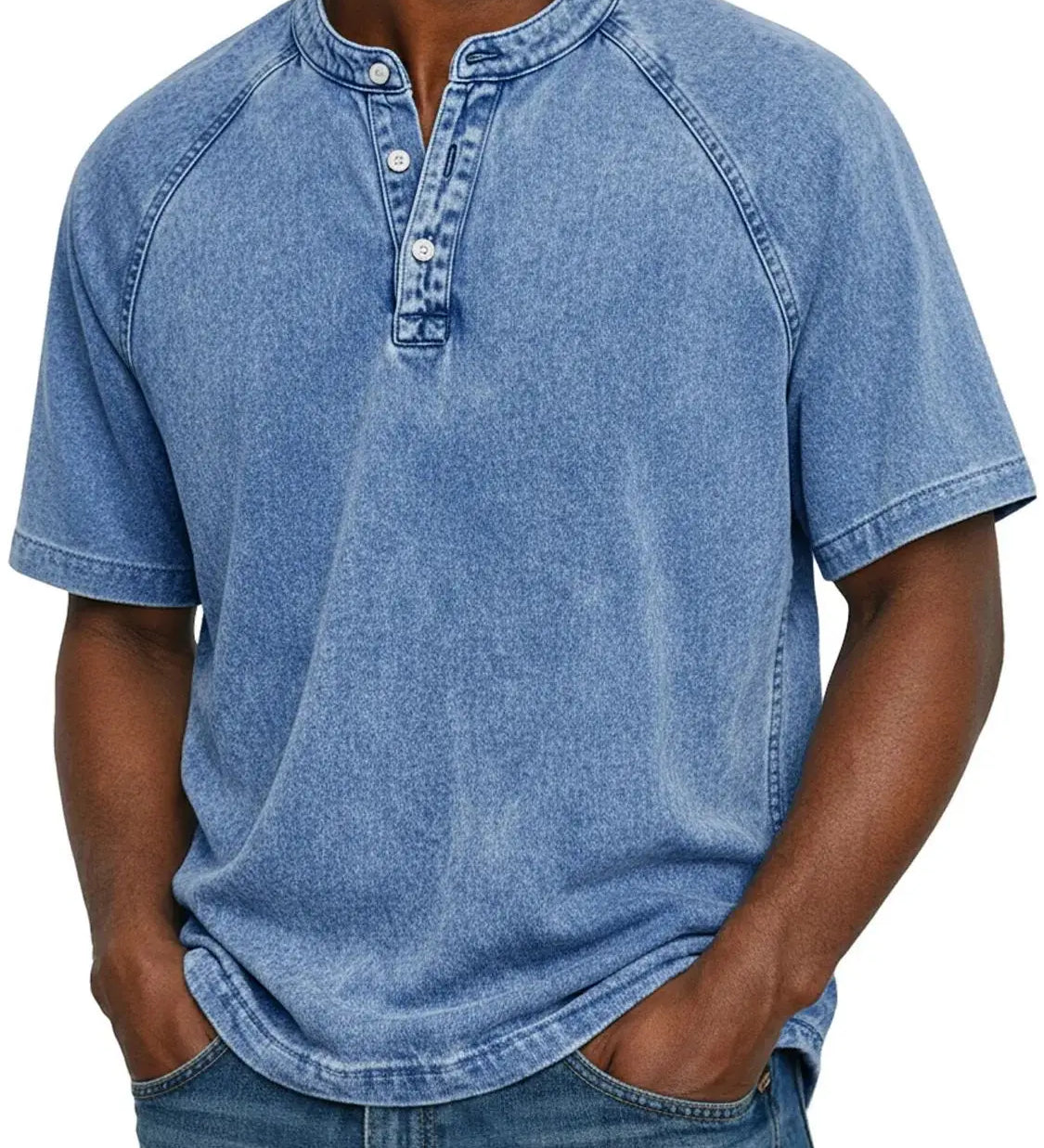 Clarence - Men's Vintage Button Shirt