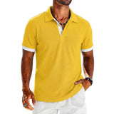 James Oxford Contrast Polo Shirt for Men