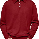 James Oxford Long Sleeve Polo Shirt