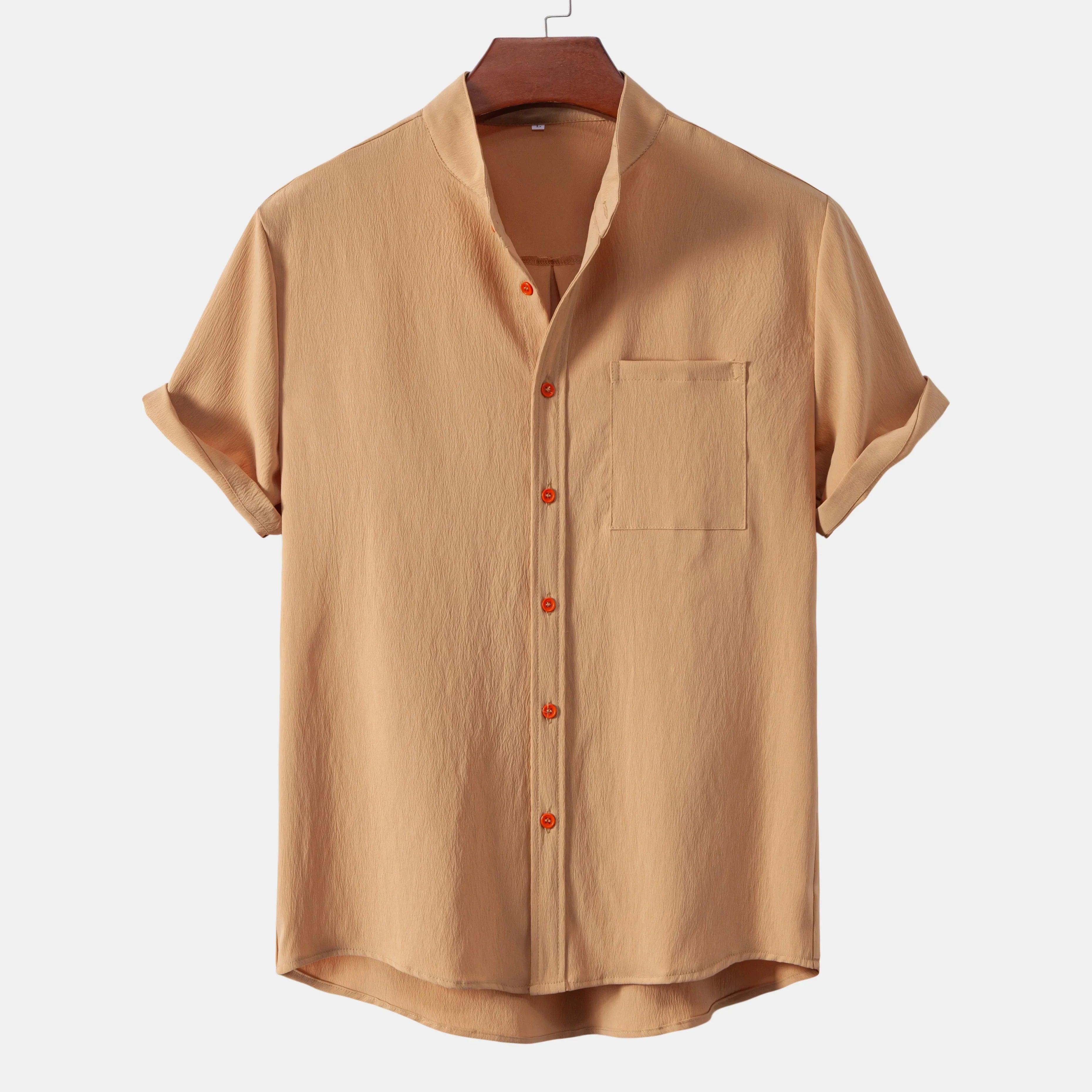 James Oxford Classic Short Sleeve Shirt for Men