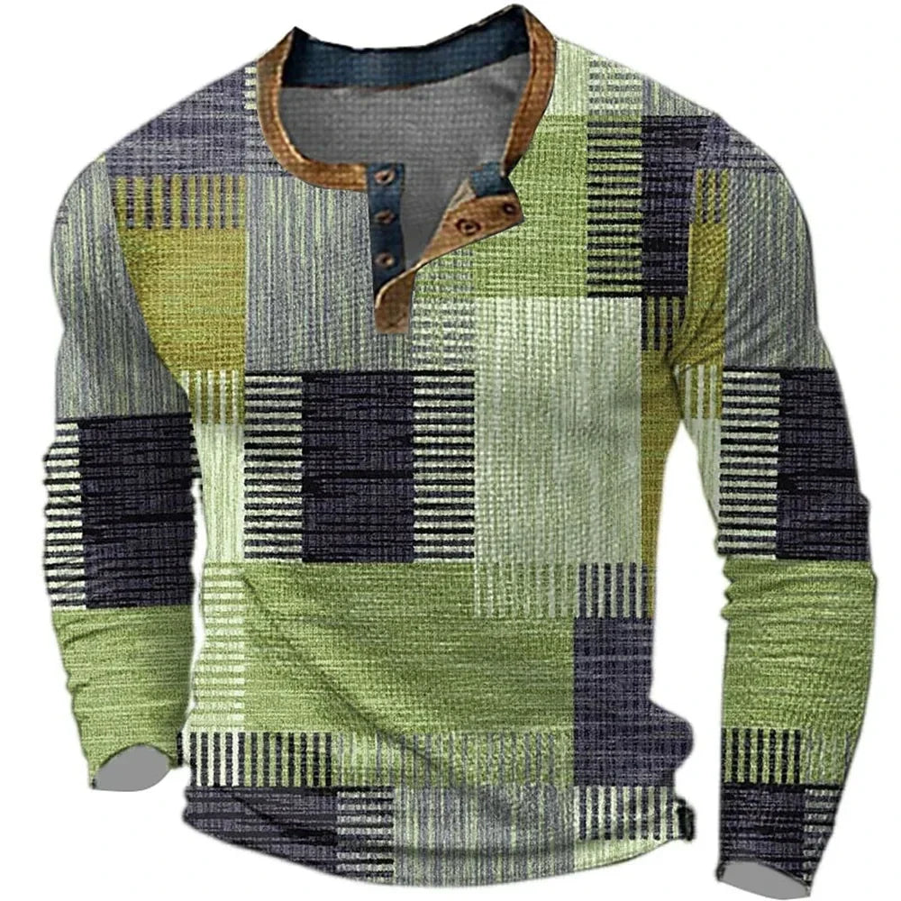 James Oxford Patchwork Shirt for Men