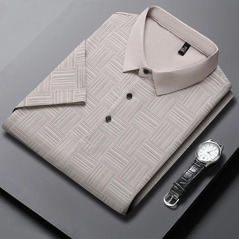 James Oxford Formal Polo Shirt for Men