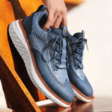 James Oxford Premium Leather Trainers