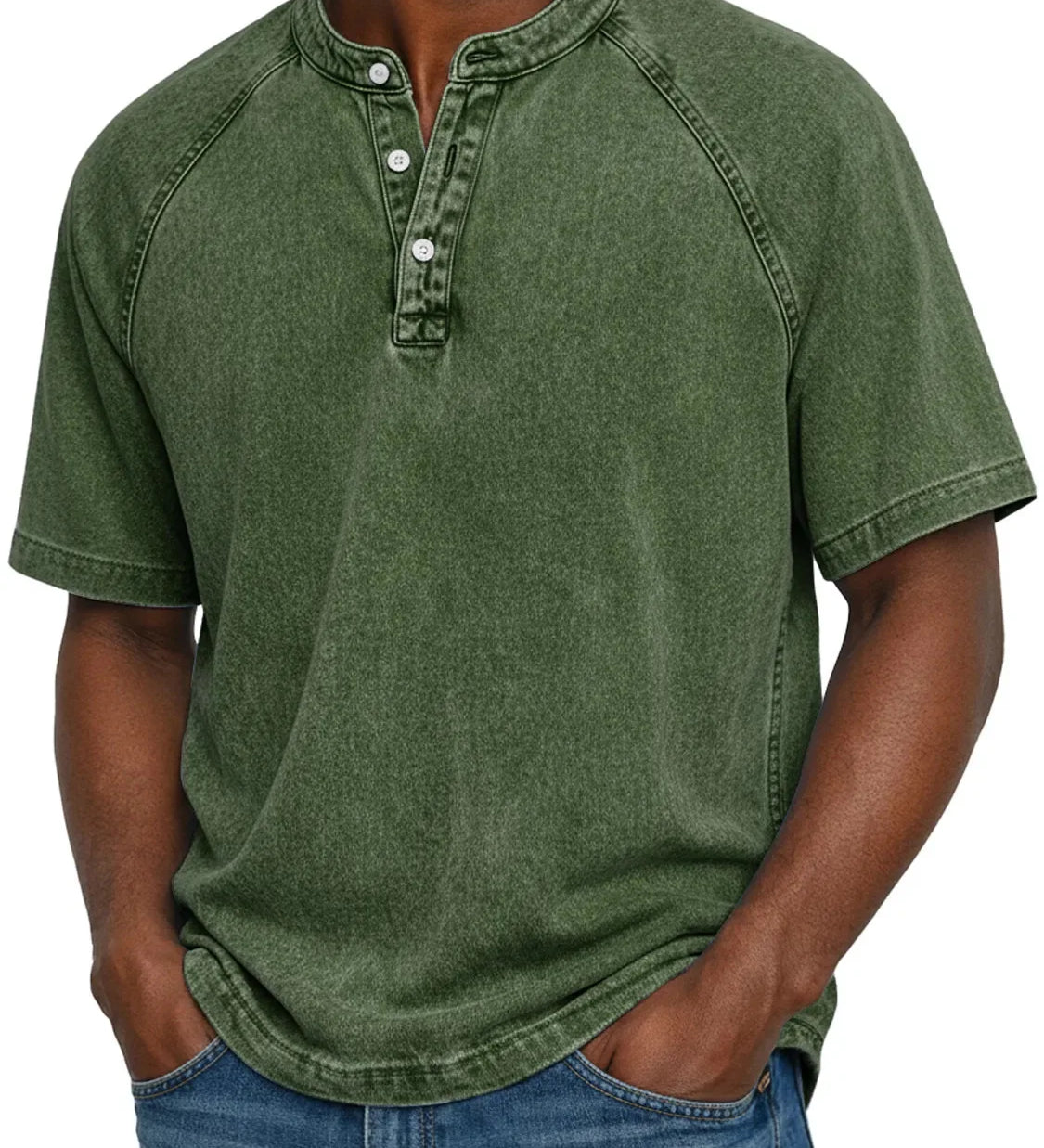 Clarence - Men's Vintage Button Shirt