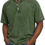 Clarence - Men's Vintage Button Shirt