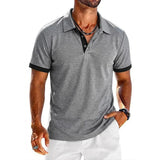 James Oxford Contrast Polo Shirt for Men