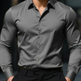 James Oxford Business Long Sleeve Shirt for Men