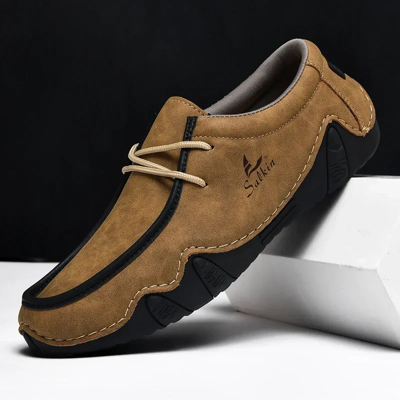James Oxford Precision-Fit Leather Orthopedic Shoes