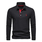 James Oxford Embroidered Polo Shirt for Men
