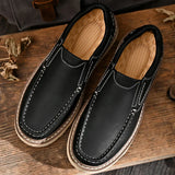 James Oxford Calfskin Leather Loafers for Men