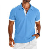 James Oxford Contrast Polo Shirt for Men