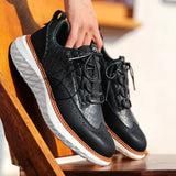 James Oxford Premium Leather Trainers