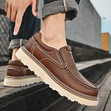 James Oxford Calfskin Leather Loafers for Men