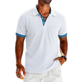 James Oxford Contrast Polo Shirt for Men
