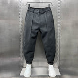 Matthew | Classic Textured-Look Pants