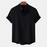 James Oxford Classic Short Sleeve Shirt for Men