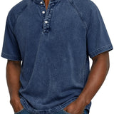 Clarence - Men's Vintage Button Shirt