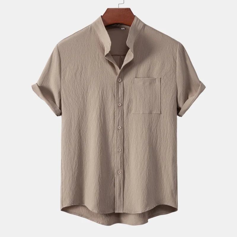 James Oxford Classic Short Sleeve Shirt for Men
