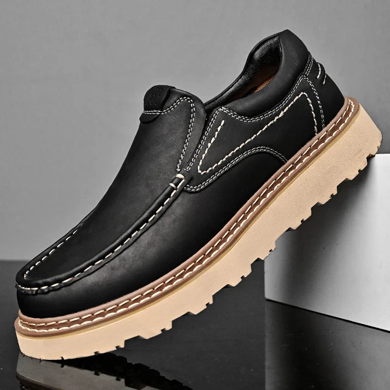 James Oxford Calfskin Leather Loafers for Men