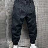 Matthew | Classic Textured-Look Pants
