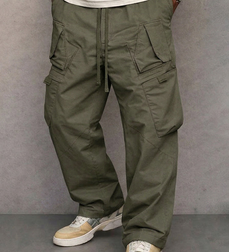 James Oxford Straight Fit Cargo Trousers