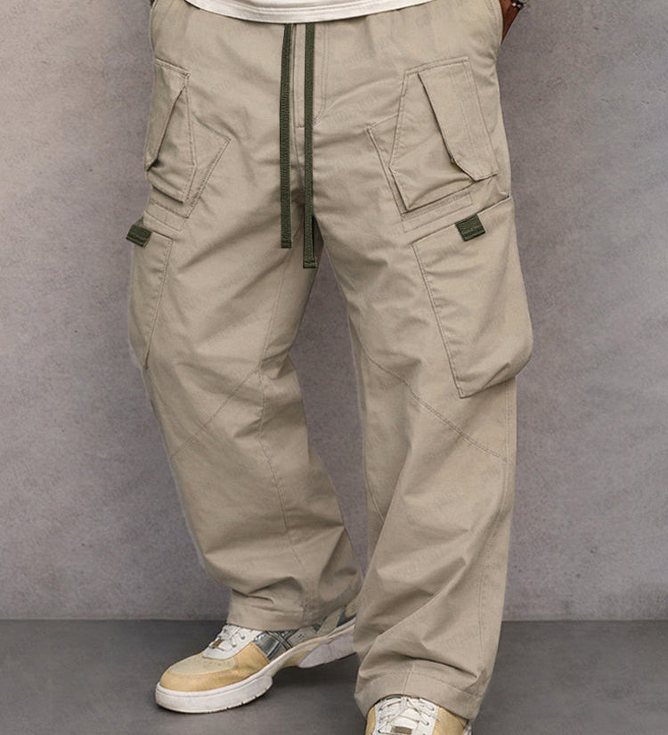James Oxford Straight Fit Cargo Trousers