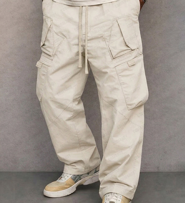 James Oxford Straight Fit Cargo Trousers