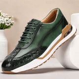 James Oxford Leather Trainers for Men
