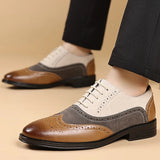 James Oxford Brogue Lace-Up Shoes for Men