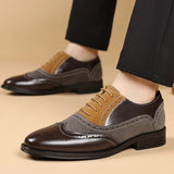 James Oxford Brogue Lace-Up Shoes for Men
