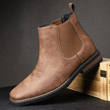 James Oxford Classic Leather Boots for Men