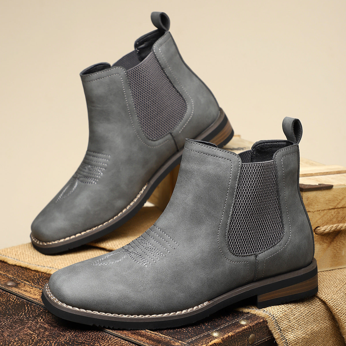 James Oxford Pull-On Boots for Men