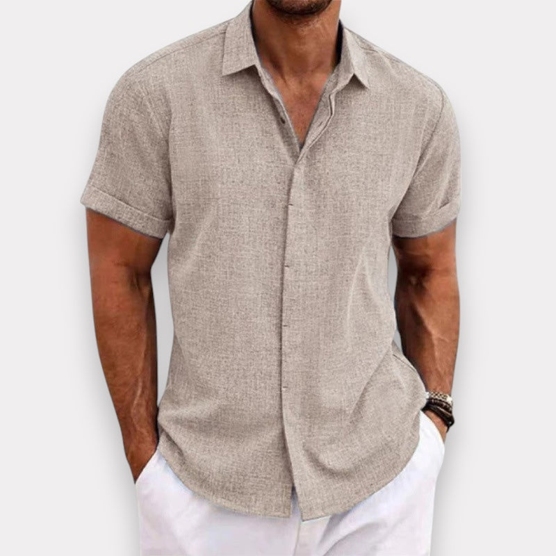 James Oxford Short Sleeve Shirt for Men
