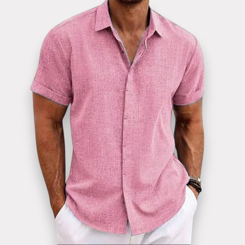James Oxford Short Sleeve Shirt for Men