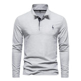 James Oxford Embroidered Polo Shirt for Men