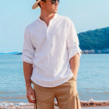 James Oxford Linen Summer Shirt for Men