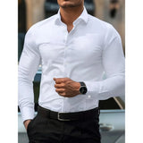 James Oxford Business Long Sleeve Shirt for Men