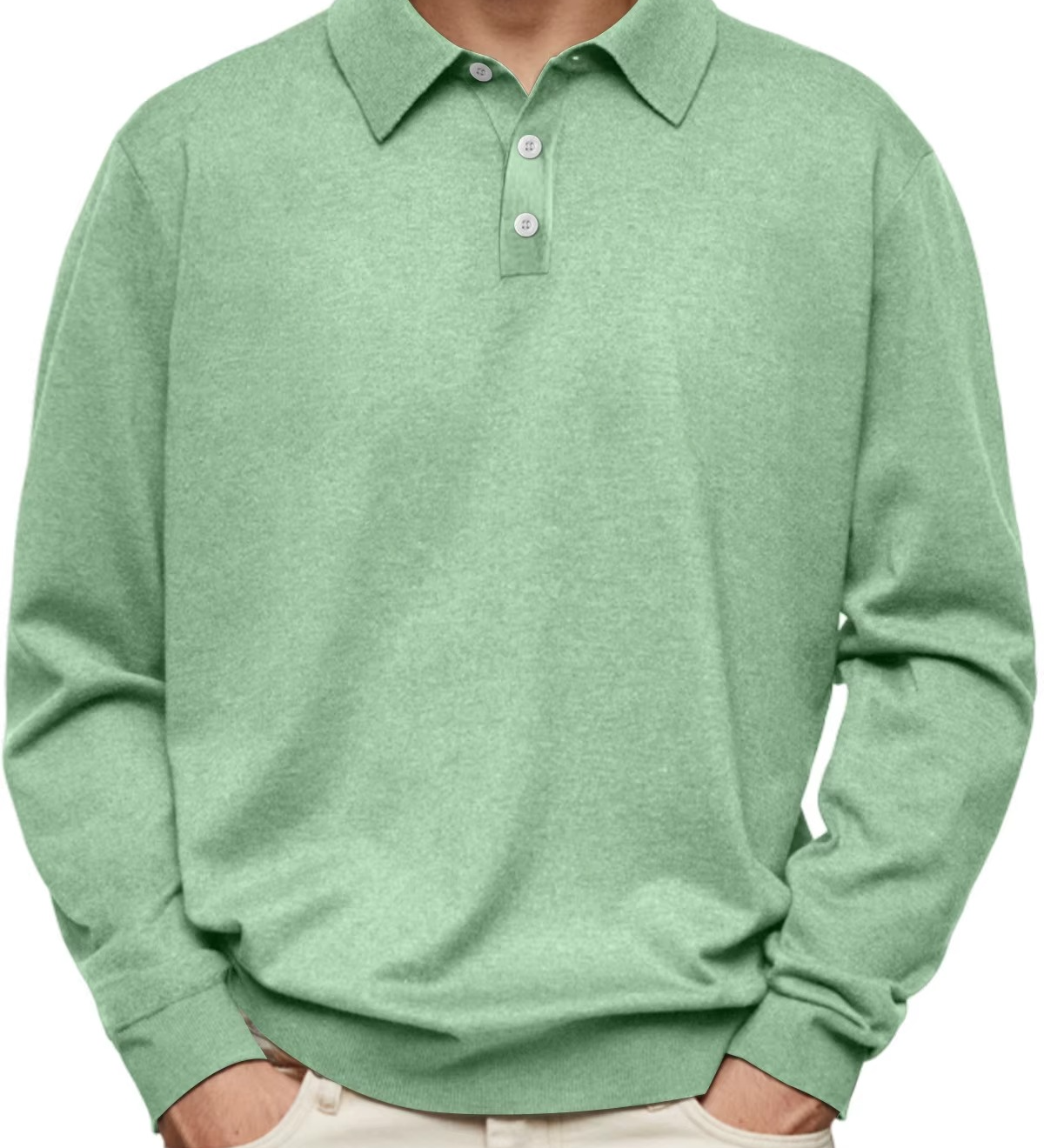James Oxford Long Sleeve Polo Shirt