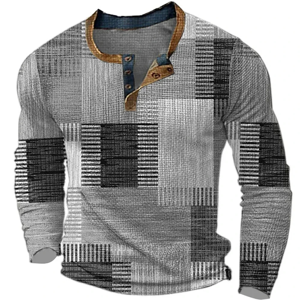 James Oxford Colourful Patchwork Shirt for Men