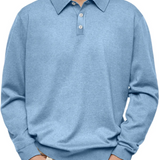 James Oxford Long Sleeve Polo Shirt