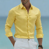 James Oxford Striped Shirt for Men
