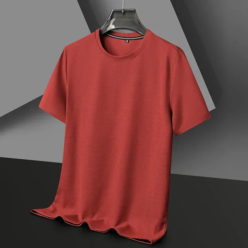 James Oxford Waffle Knit T-Shirt for Men